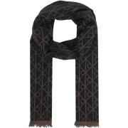 Sjaal Calvin Klein Jeans TONAL AOP WOOL LW SCARF LV04D8064G