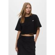 T-shirt Korte Mouw Vans VN000P5QBLK1 W- SALTON TEE CROP-BLACK