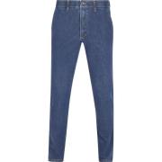 Straight Jeans Club Of Comfort Chino Garvey Denim Mid Blauw