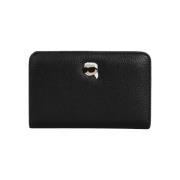 Portemonnee Karl Lagerfeld IKON GRAINY MD ZA WALLET