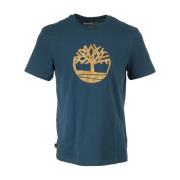 T-shirt Korte Mouw Timberland Camo Tree Logo Short Sleeve