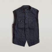 Vest G-Star Raw D27744 E120 PITCHED HEM SLIM VEST-001 RAW DENIM