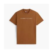 T-shirt Korte Mouw Tommy Jeans TJM REG LINEAR LOGO TEE