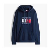 Sweater Tommy Jeans TJM REG RWB FLAG HOODIE