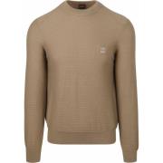 Sweater BOSS Trui Anion Taupe
