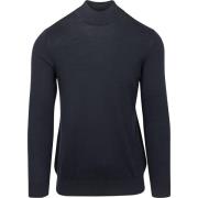 Sweater Profuomo Turtleneck Trui Merino Navy