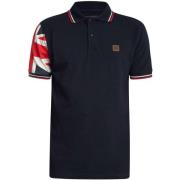 Polo Shirt Korte Mouw Trojan Piqué poloshirt met vlagmouwen