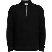 Sweater Lacoste Sweatshirt met polokraag en 1/4 rits