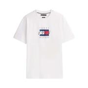 T-shirt Korte Mouw Tommy Hilfiger LINEAR FLAG GRAPHIC TEE