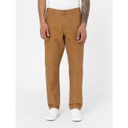 Broek Dickies DUCK CARPENTER DK0A4XIF-BROWN0DB1 DARK BROWN