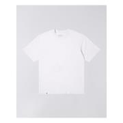 T-shirt Korte Mouw Edwin I035016 OVERSIZE BASIC TEE-02.67 WHITE
