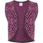 Vest Maicazz Knits Hadar vest Ikat Magenta WI23.65.204