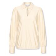 Overhemd Helena Hart 7673 Top Seda Glans Ecru