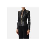 Leren Jas Elisabetta Franchi GI18757E2-110
