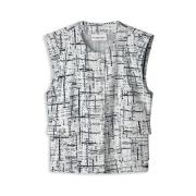 Blazer Helena Hart 7670 Gilet Boucle Marine /Wit