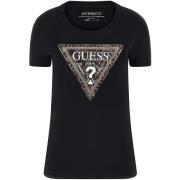 T-shirt Korte Mouw Guess Ss Cn Triangle Python Tee