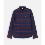 Overhemd Lange Mouw Oxbow Geborsteld flanellen overhemd met lange mouw...