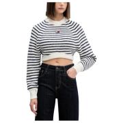 Trui Tommy Hilfiger TJW CROP BADGE SWEAT DW0DW21677