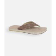 Teenslippers Oxbow Slippers van gemengde stoffen, suède stra VALLY