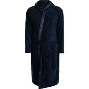 Pyjama's / nachthemden Emporio Armani Badjas van badstof met logo-afwe...