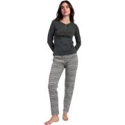 Pyjama's / nachthemden Admas Pyjama broek top lange mouwen Houndstooth
