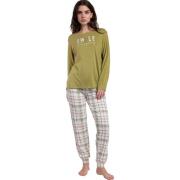 Pyjama's / nachthemden Admas Pyjama broek top lange mouwen Smile Every...