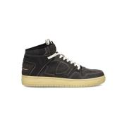 Hoge Sneakers Philippe Model LGMU CR02 - LA GRANDE MID-CRACKLE NOIR