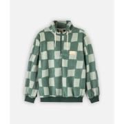 Fleece Jack Oxbow Fleece met halve rits en print SARA