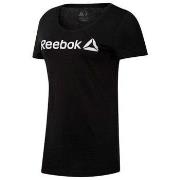 T-shirt Korte Mouw Reebok Sport Linear Read Scoop