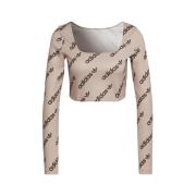 T-shirt Korte Mouw adidas Ls Cr Top