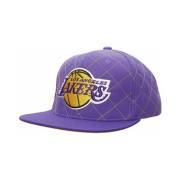 Pet Mitchell And Ness Nba Quilted Taslan Snapback Los Angeles Lakers