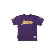 T-shirt Korte Mouw Mitchell And Ness TCRW3237LALYYPPPPURP