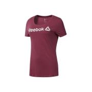 T-shirt Korte Mouw Reebok Sport Linear Read Scoop