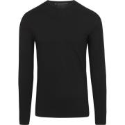 T-shirt Garage Basic Longsleeve T-Shirt Stretch Zwart