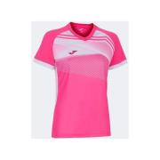 Muts Joma t-shirt supernova ii roze-wit sportief