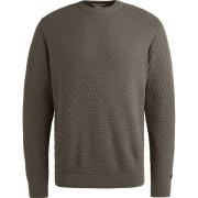 Sweater Cast Iron Trui Knitted Antraciet