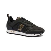 Lage Sneakers Emporio Armani EA7 7X000337 AF18613-MZ185 BLACK/GOLD/SIL...