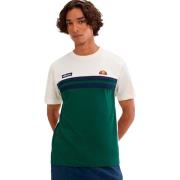 T-shirt Korte Mouw Ellesse Venire T-Shirt Off White/Dark Green