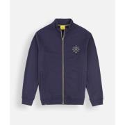 Sweater Oxbow Grafische fleece met volledige rits TABULA