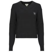 Trui Calvin Klein Jeans CK EMBRO BADGE V-NECK SWEATER