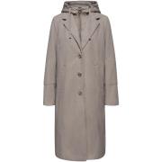 Mantel Street One Long Revers Coat w. RemovablePadded Insert 202124