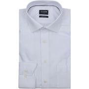 Overhemd Lange Mouw Olymp Luxor Overhemd Diamond Structure Wit