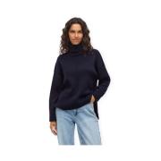 Trui Vila VILAVila Noos Ostria Rollneck Knit - Navy Blazer