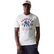 T-shirt Korte Mouw New-Era Mlb Wrdmrk Reg Tee Neyyan Ofw