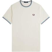 T-shirt Korte Mouw Fred Perry Fp Twin Tipped T-Shirt