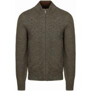 Vest State Of Art Vest Structure Melange Bruin