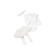 Setjes Mayoral 2814 CONJUNTO TRES PIEZAS RECIEN NACIDA Crudo