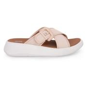 Slippers FitFlop F MODE BUCKLE CANVAS PLATFORM