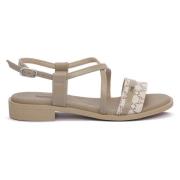 Sandalen NeroGiardini NERO GIARDINI 412 GIOVE BEIGE