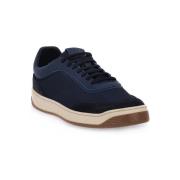 Lage Sneakers Frau BLU TECNO SUEDE